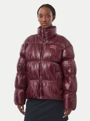 Tommy Jeans Kurtka puchowa Shiny DW0DW23423 Fioletowy Regular Fit. Fioletowe kurtki damskie Tommy Jeans, xs, bez wzorów, z jeansu, bez kaptura. Za 1,099.00 zł.