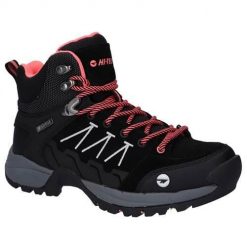 Buty trekkingowe damskie Hi-Tec V-lite Orion Mid Wp. Czarne obuwie trekkingowe damskie Hi-tec, z gumy, za kostkę, bez zapięcia. Za 513.00 zł.