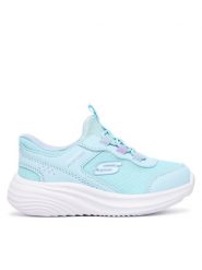 Skechers Sneakersy Bounder Pro - Step One 303690N/MNT Zielony jasny. Zielone buty sportowe dziewczęce Skechers, z materiału, bez zapięcia. Za 159.99 zł.