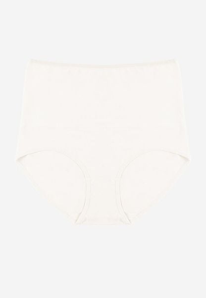 Białe Modelujące Majtki z Bawełny High Waist Nilionea. Białe bielizna korygująca Renee, bez wzorów, z bawełny. Za 14.99 zł.