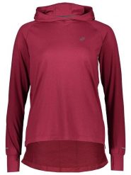 Asics Bluza sportowa "Thermopolis" w kolorze czerwonym rozmiar: XL. Czerwone bluzy damskie Asics, xl, bez wzorów, z materiału, bez ramiączek, outdoorowe. Za 112.83 zł.