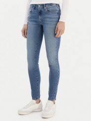 Tommy Jeans Jeansy Sophie DW0DW19530 Niebieski Skinny Fit. Niebieskie jeansy damskie Tommy Jeans, bez wzorów, z bawełny. Za 409.99 zł.