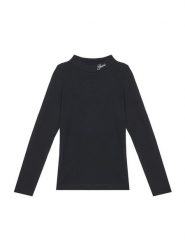 Guess Bluzka J5BI14J1314 Czarny Slim Fit. Czarne bluzki i koszule dziewczęce Guess, z aplikacjami, z bawełny, bez kołnierzyka, bez ramiączek. Za 69.99 zł.