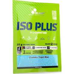 Iso Plus + L-Carnitine OLIMP 35g saszetka Tropikalny. Nerki i saszetki damskie OLIMP SPORT, bez wzorów. Za 5.99 zł.