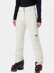Spodnie Narciarskie Damskie Helly Hansen Avanti Stretch. Białe spodnie sportowe damskie Helly Hansen, na zimę, bez wzorów, z materiału, z podwyższonym stanem, narciarskie. Za 799.20 zł.