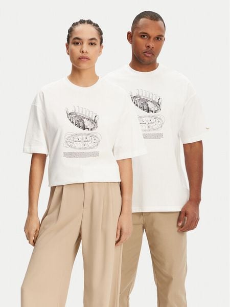 Puma T-Shirt Unisex Harry Potter 630092 Biały Oversize. Białe t-shirty damskie Puma, xs, bez wzorów, z bawełny, bez kołnierzyka. Za 99.99 zł.