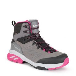 Buty trekkingowe Gore-tex damskie Aku Reactive. Szare obuwie trekkingowe damskie Aku, z gore-texu, bez zapięcia. Za 359.00 zł.