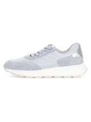 Gabor Skórzane sneakersy w kolorze srebrno-błękitnym rozmiar: 37. Niebieskie obuwie sportowe damskie Gabor, bez zapięcia. Za 205.93 zł.