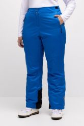 Damskie Spodnie narciarskie nieprzemakalne modelowane kolana mankiet od śniegu. Niebieskie spodnie sportowe damskie Ulla Popken, na lato, plus size, bez wzorów, z elastanu, narciarskie. Za 639.99 zł.