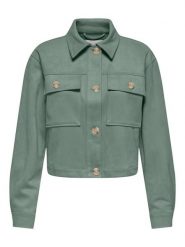 ONLY Kurtka koszulowa w kolorze zielonym rozmiar: XL. Zielone kurtki damskie Only, xl, bez wzorów, bez kaptura. Za 104.99 zł.