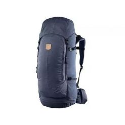 Plecak trekkingowy Fjallraven Keb 72 - storm/dark navy. Niebieskie plecaki Fjällräven, bez wzorów. Za 1,517.20 zł.