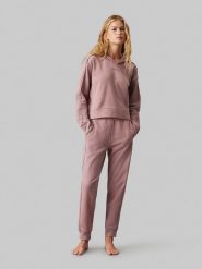 CALVIN KLEIN UNDERWEAR Bluza w kolorze szaroróżowym rozmiar: M. Różowe bluzy damskie Calvin Klein Underwear, m, bez wzorów, z bawełny, z kapturem. Za 171.28 zł.