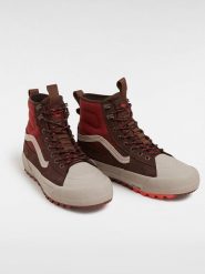 Vans Skórzane sneakersy "Sk8-Hi" w kolorze bordowym rozmiar: 42. Czerwone obuwie sportowe damskie Vans, z gore-texu, za kostkę, bez zapięcia, wspinaczkowe. Za 306.01 zł.