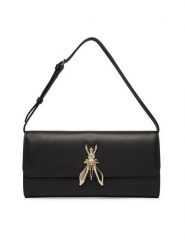 Patrizia Pepe Torebka 8B0304/L061 Czarny. Czarne torebki klasyczne damskie Patrizia Pepe, ze skóry, bez dodatków. Za 1,129.00 zł.