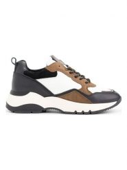 Mysa Skórzane sneakersy "Rodanthe" w kolorze biało-brązowym rozmiar: 38. Białe obuwie sportowe damskie mysa, bez zapięcia. Za 175.67 zł.