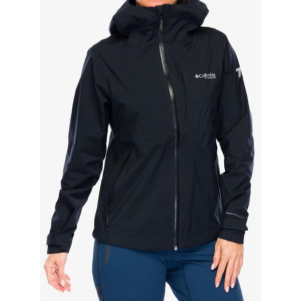 Kurtka przeciwdeszczowa damska Columbia OmniTech AmpliDry II Shell. Czarne kurtki damskie Columbia, bez wzorów, bez kaptura. Za 576.99 zł.