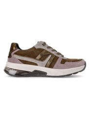 Gabor Sneakersy w kolorze jasnoróżowo-brązowym rozmiar: 40,5. Brązowe obuwie sportowe damskie Gabor, z materiału, bez zapięcia. Za 210.81 zł.