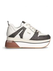Liu Jo Sneakersy w kolorze biało-brązowym rozmiar: 39. Białe obuwie sportowe damskie Liu Jo, z materiału, bez zapięcia. Za 483.17 zł.