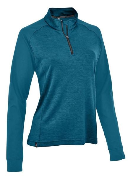 Maul Sport Koszulka funkcyjna w kolorze morskim rozmiar: 40. Niebieskie koszulki damskie Maul Sport, bez wzorów, z materiału, bez kołnierzyka, bez ramiączek. Za 217.99 zł.