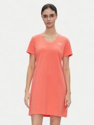 DKNY Sport Sukienka codzienna DP5D4902 Koralowy Regular Fit. Pomarańczowe sukienki damskie DKNY Sport, bez wzorów, z bawełny, sportowe, bez ramiączek. Za 139.99 zł.
