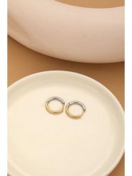 Atelier MIU Posrebrzane i pozłacane kolczyki-kreole rozmiar: onesize. Szare kolczyki damskie atelier MIU, posrebrzane. Za 34.99 zł.