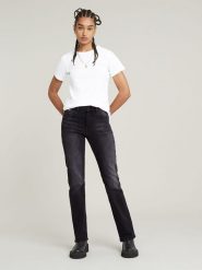 G-Star Dżinsy - Regular fit - w kolorze czarnym rozmiar: W27/L28. Czarne jeansy damskie G-Star, z podwyższonym stanem. Za 246.95 zł.