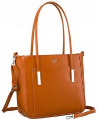 Shopperka damska Rovicky R-072-03 camelowa. Torebki klasyczne damskie ROVICKY, ze skóry ekologicznej, bez dodatków. Za 81.99 zł.