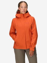 Marmot Kurtka funkcyjna "Precip Eco Pro" w kolorze pomarańczowym rozmiar: M. Pomarańczowe kurtki sportowe damskie Marmot, m, bez wzorów, bez kaptura. Za 381.24 zł.
