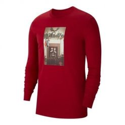 Koszulka sportowa męska Nike M Jordan Chimney Crew. Czerwone legginsy dziewczęce Nike, bez wzorów, z bawełny, z standardowym stanem, długie. Za 248.00 zł.