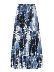 TATUUM Spódnica "Efiana" w kolorze niebieskim rozmiar: 38. Niebieskie spódnice damskie TATUUM, bez wzorów, z wiskozy, maxi. Za 141.19 zł.