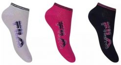 Skarpetki Fila 3-pak W Sneaker Flower 35-38. Czarne skarpetki damskie 661, bez wzorów, z bawełny. Za 118.99 zł.