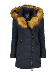 Maison Montaigne Parka "Chamai" w kolorze granatowym rozmiar: XL. Niebieskie parki damskie Maison Montaigne, xl, bez kaptura. Za 210.81 zł.