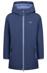 Trespass Brennagh - damska długa kurtka softshell Bluetone. Niebieskie kurtki damskie 2117 OF SWEDEN, na jesień, s, bez wzorów, z materiału, bez kaptura. Za 212.65 zł.