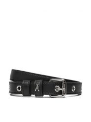 Patrizia Pepe Pasek Damski 2W0016/L113-FB30 Czarny. Czarne paski damskie Patrizia Pepe, bez wzorów, ze skóry. Za 589.99 zł.