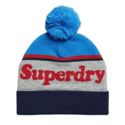 Czapka z logo dla kobiet Superdry Essential. Czerwone czapki damskie Superdry, na zimę, bez wzorów. Za 99.70 zł.