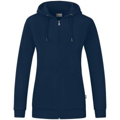 Kurtka damska Jako Organic. Niebieskie kurtki damskie JAKO, m, bez wzorów, z bawełny, z kapturem. Za 329.50 zł.