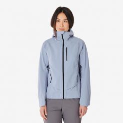 Second Life - Kurtka turystyczna damska Quechua MH900... - Stan Doskonały. Fioletowe kurtki damskie QUECHUA, m, bez wzorów, z poliamidu, bez kaptura. Za 381.99 zł.