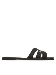 KARL LAGERFELD Klapki Jelly IV KL80025 Czarny. Czarne klapki damskie KARL LAGERFELD, bez wzorów, z tworzywa sztucznego, bez obcasa, bez zapięcia. W wyprzedaży za 189.99 zł.