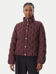 Tommy Hilfiger Kurtka puchowa WW0WW49855 Bordowy Regular Fit. Czerwone kurtki damskie Tommy Hilfiger, xs, bez wzorów, z puchu, bez kaptura. Za 949.99 zł.