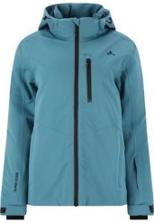 Kurtka narciarska damska Whistler Jada W-PRO 15000. Niebieskie kurtki damskie WHISTLER, na zimę, bez wzorów, z elastanu, bez kaptura. Za 589.99 zł.