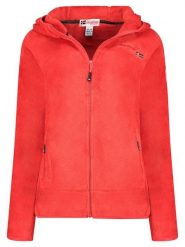 ANAPURNA Kurtka polarowa "Uternel" w kolorze czerwonym rozmiar: M. Czerwone kurtki damskie ANAPURNA, m, z aplikacjami, z polaru, bez kaptura. Za 82.99 zł.