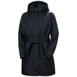 Damska kurtka wodoodporna Helly Hansen Classic Ins Trench. Niebieskie kurtki damskie Helly Hansen, xl, bez wzorów, z poliamidu, bez kaptura. Za 854.10 zł.