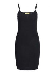 JJXX Sukienka codzienna Gigi 12267294 Czarny Slim Fit. Czarne sukienki damskie JJXX, bez wzorów, z bawełny, bez ramiączek. Za 59.99 zł.