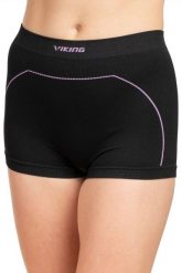 Bokserki termoaktywne damskie Etna 2.0. Czarne bokserki damskie Viking, bez wzorów, z dzianiny. Za 57.99 zł.
