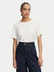 Weekend Max Mara T-Shirt Pelota 2615941052 Biały Regular Fit. Białe t-shirty damskie Weekend Max Mara, xl, bez wzorów, ze lnu, bez kołnierzyka. Za 609.99 zł.