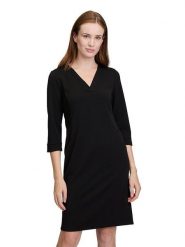 CARTOON Sukienka w kolorze czarnym rozmiar: 42. Czarne sukienki damskie Cartoon, bez wzorów, bez ramiączek. Za 126.15 zł.