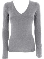 COTONELLA Koszulka w kolorze szarym rozmiar: L. Szare bluzki damskie Cotonella, l, bez wzorów, bez kołnierzyka, bez ramiączek. Za 52.79 zł.