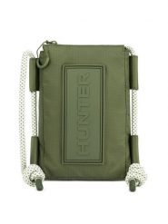 Hunter Torebka HTR-B-008-06 Khaki. Brązowe listonoszki damskie Hunter, bez wzorów, z materiału, bez dodatków. Za 97.99 zł.