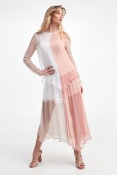 Spódnica szyfonowa ARMANI EXCHANGE. Spódnice damskie Armani Exchange, m, bez wzorów, z szyfonu. W wyprzedaży za 412.87 zł.