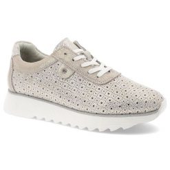 Złote Sneakersy S.Barski Stylowe Obuwie Damskie. Żółte obuwie sportowe damskie S.BARSKI, na wiosnę, z materiału, bez zapięcia. Za 219.00 zł.